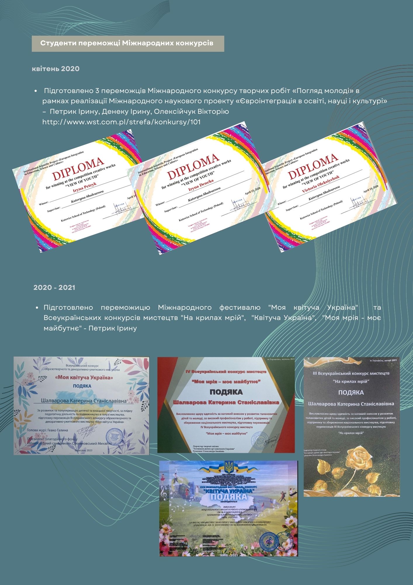 Портфоліо Шевнюк с 1