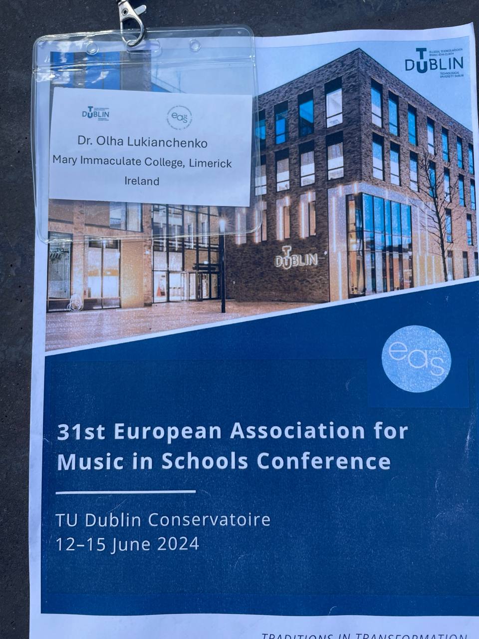 31st EAS conference in Dublin Ireland 12 15.06.24
